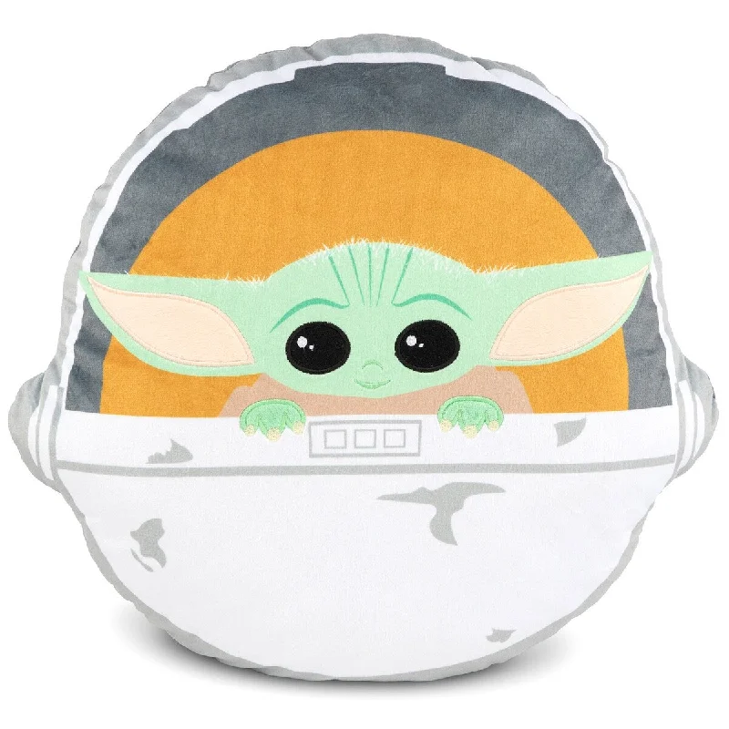 The Mandalorian Baby Yoda Shaped Pillow