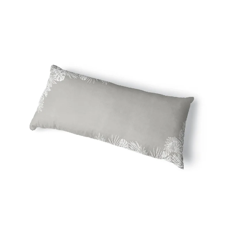 TROPEZ TAUPE Body Pillow By Kavka Designs - Taupe, White