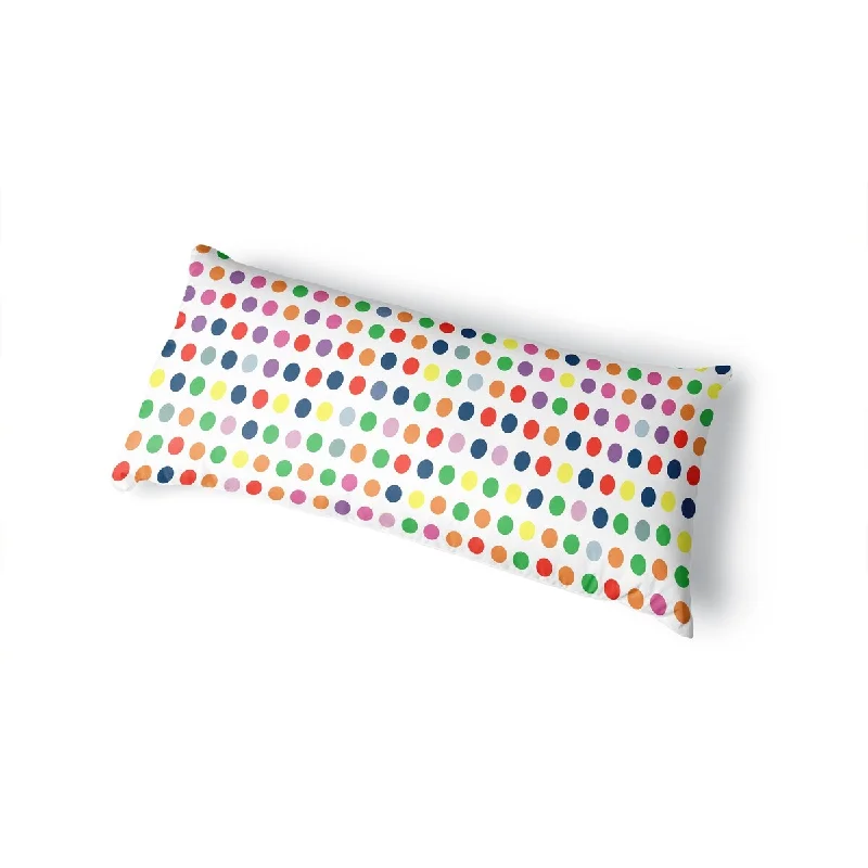 TWISTA PRIMARY Body Pillow By Kavka Designs - Red, Blue, Yellow, Green, Orange, Purple, Pink