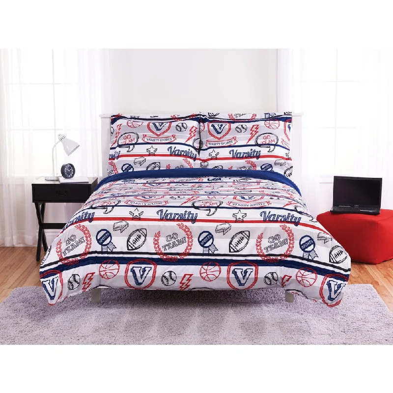 Varsity Sports 3-piece Comforter Set