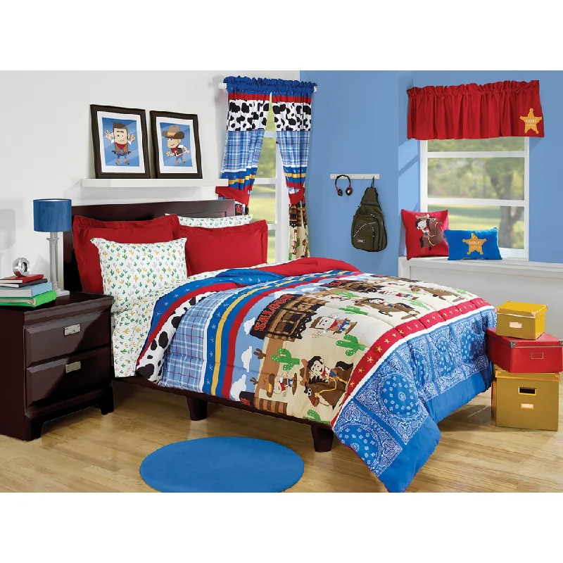 Wild West 3-piece Comforter Set - Blue