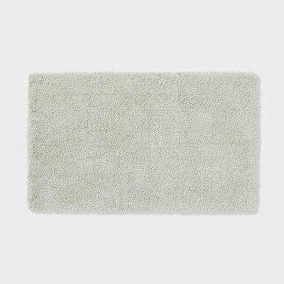 New - 24"x40" Spa Plush Bath Rug Light Mint - Threshold