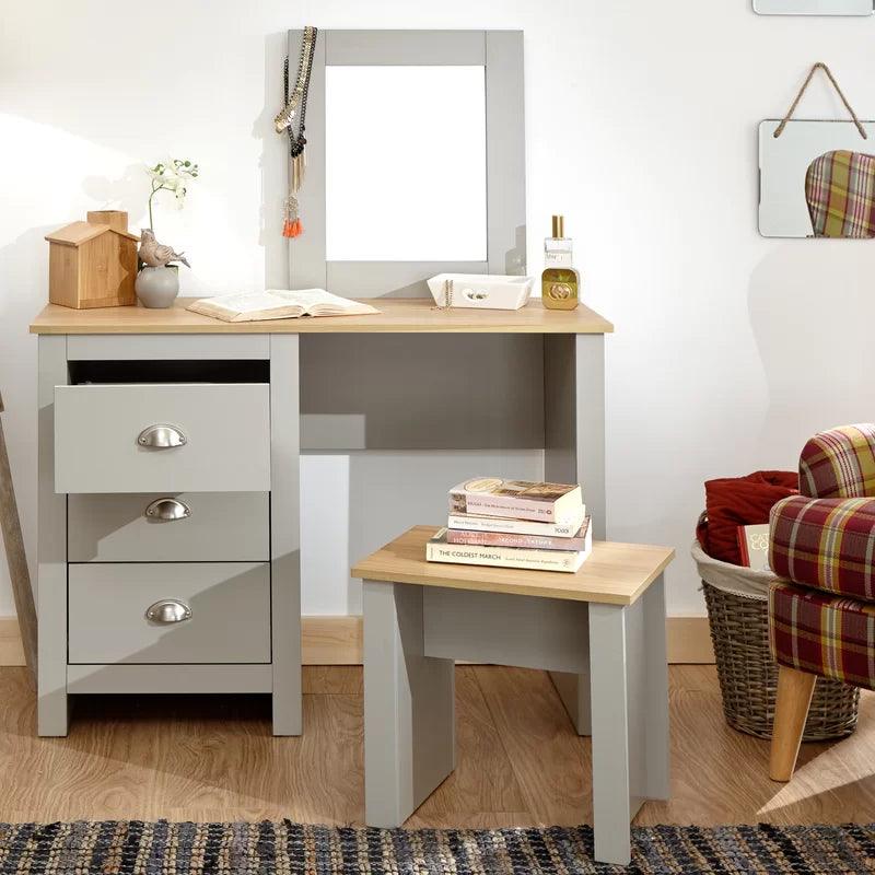 Aaron Dressing Table with Mirror