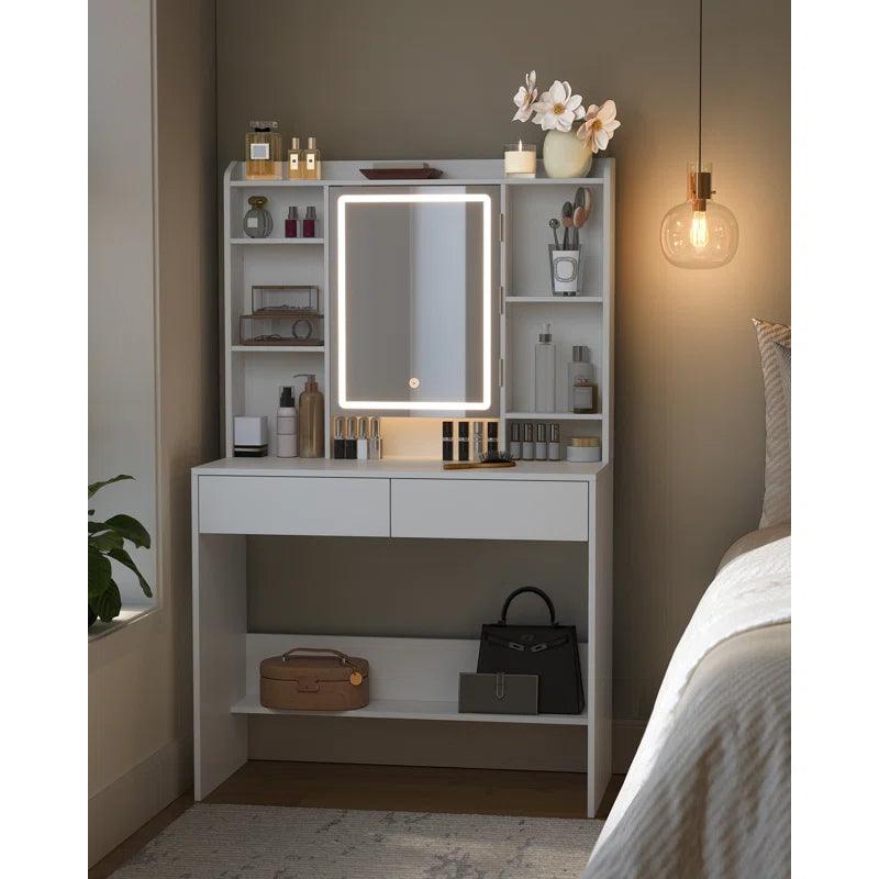 Ava  Dressing Table with Mirror