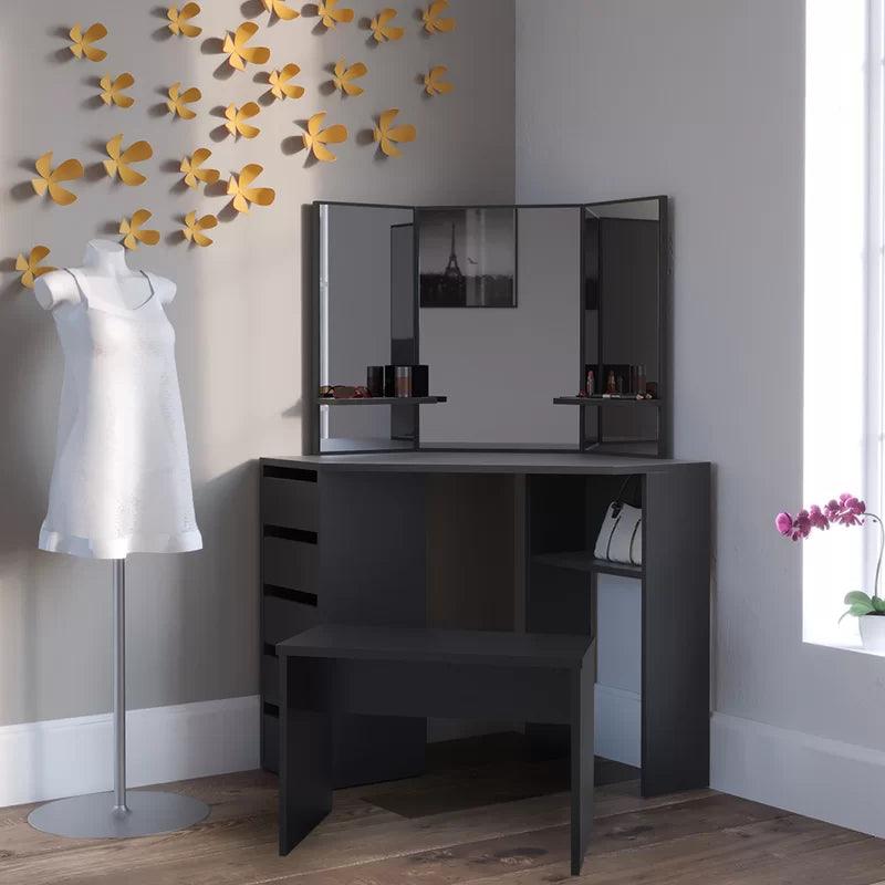 Bjorn  Dressing Table with Mirror