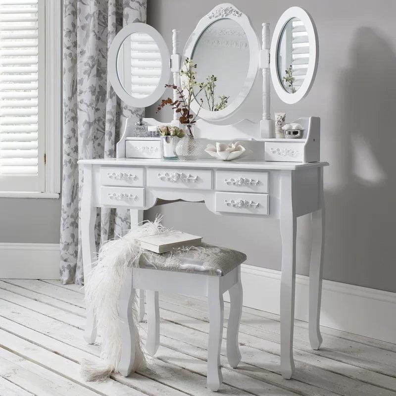 Carlos Dressing Table with Mirror