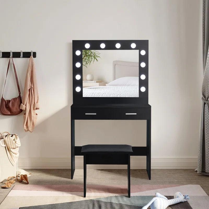 Oliver Dressing Table with Mirror