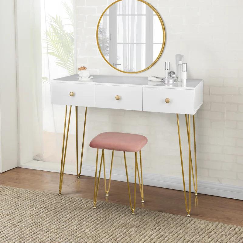 Emil Dressing Table with Mirror