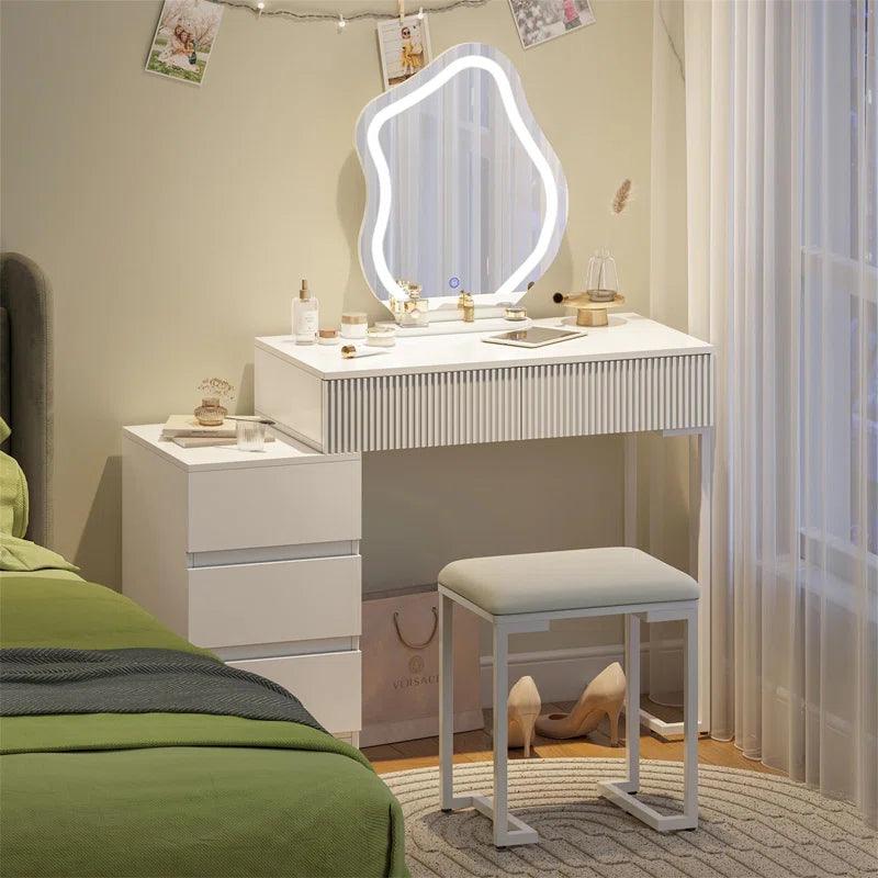 Ines Dressing Table with Mirror