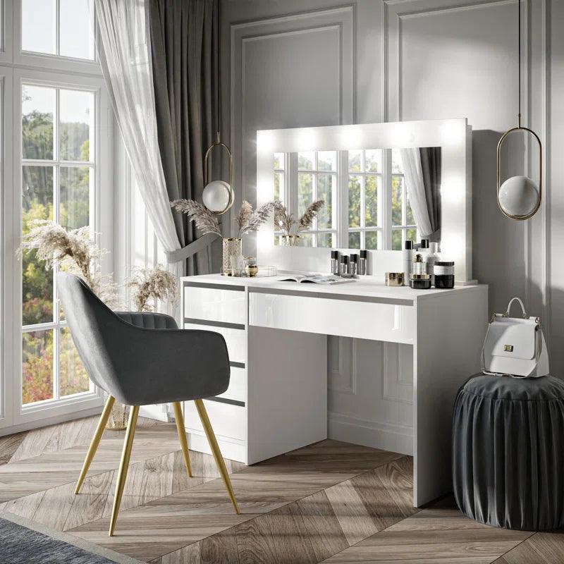 Jan Dressing Table with Mirror