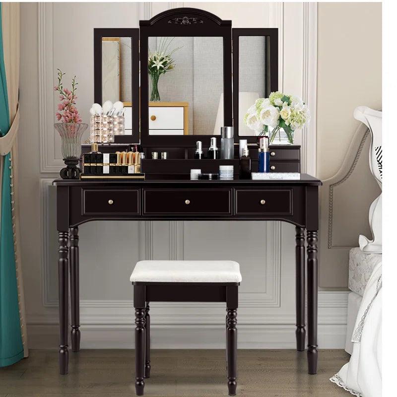 Juho Dressing Table with Mirror