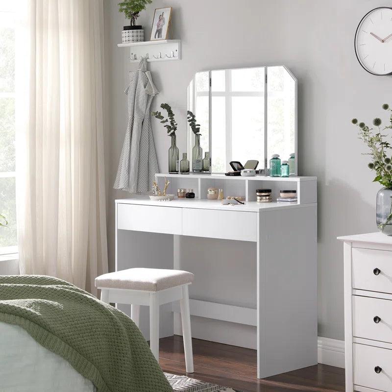 Katarzyna Cove Dressing Table with Mirror