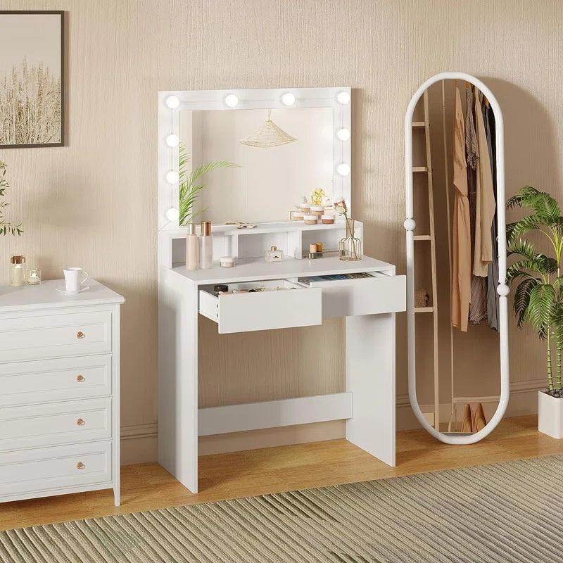 Lauri Dressing Table with Mirror