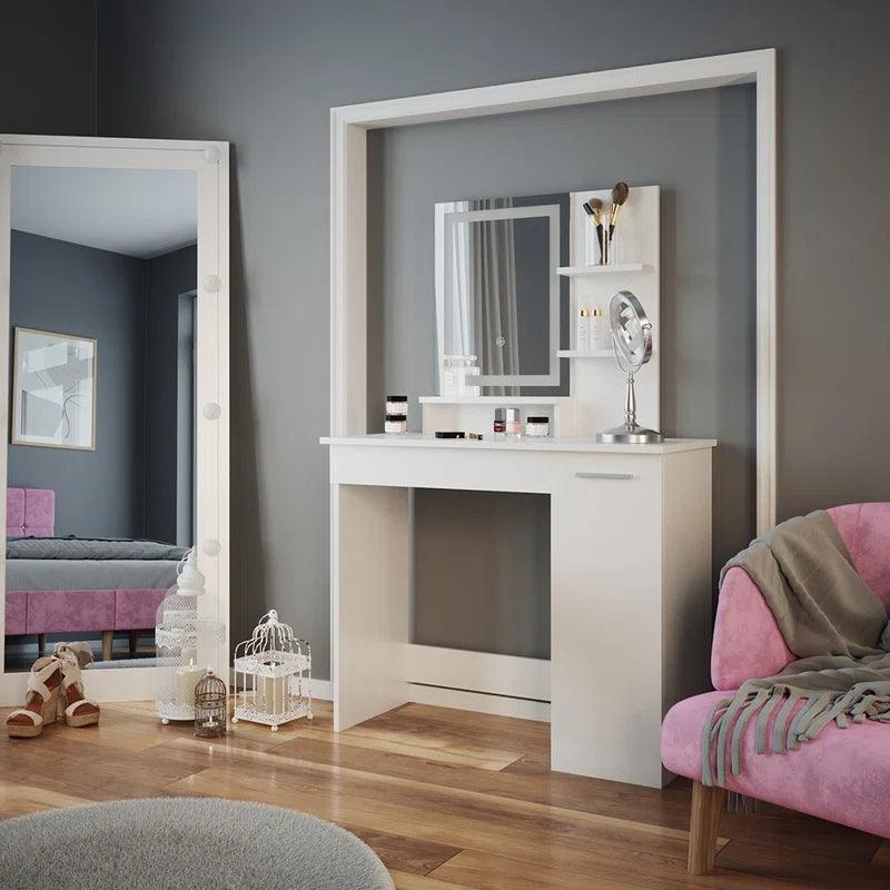 Leevi  Dressing Table with Mirror