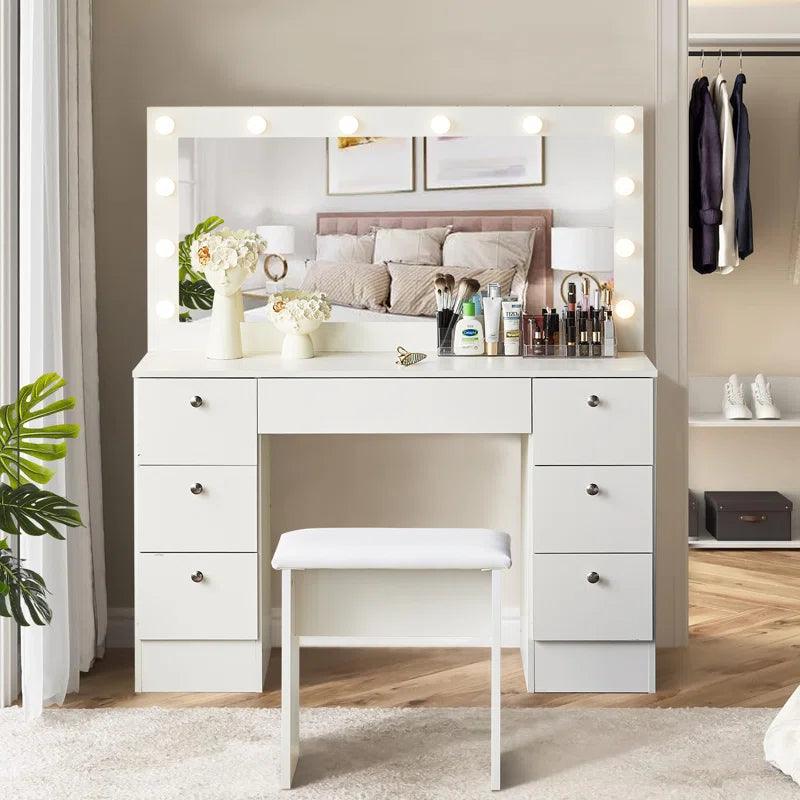 Lukas  Dressing Table with Mirror