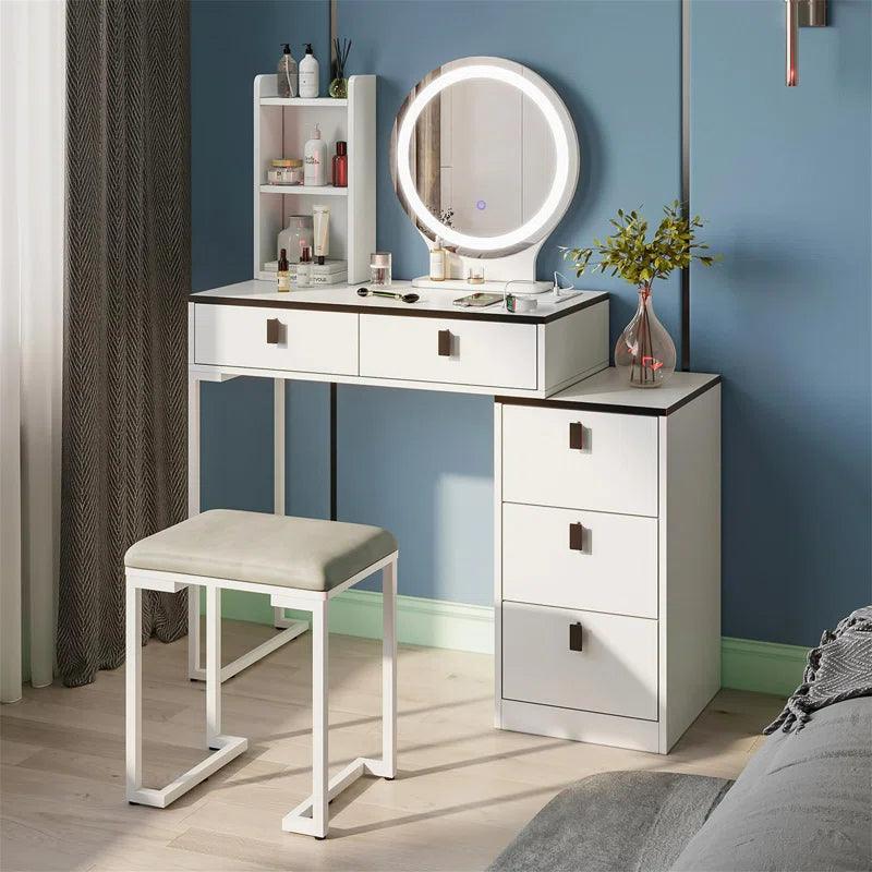 Manon Dressing Table with Mirror