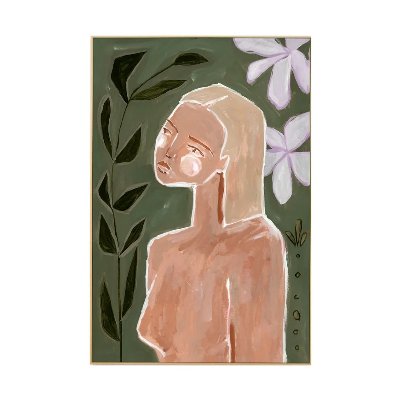 Feminine Muse Olive 2 Canvas