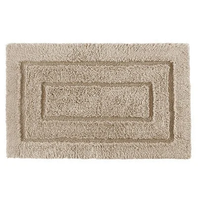 New - 20"x32" Signature Bath Rug Tan - Cassadecor