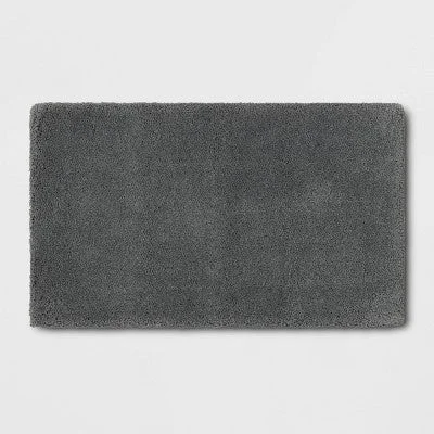 New - 24"x40" Bath Rug Dark Gray- Threshold Signature