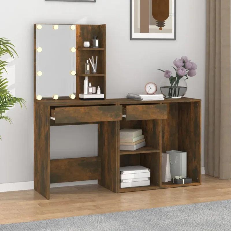 Sigurour Table with Mirror