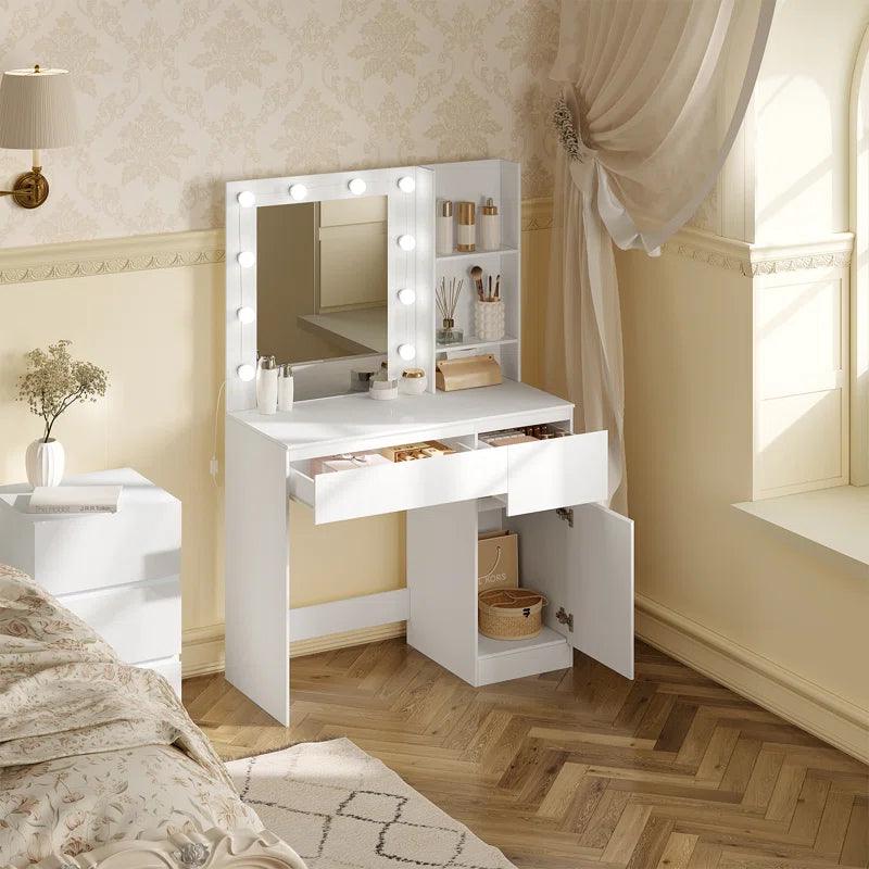 Zofia Dressing Table with Mirror