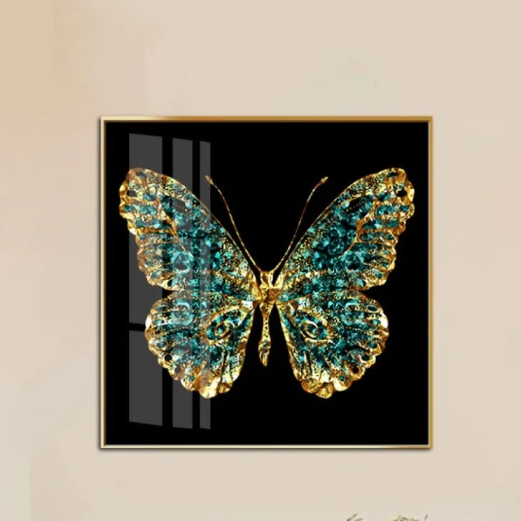 Crystal Butterfly Wall Art Frame