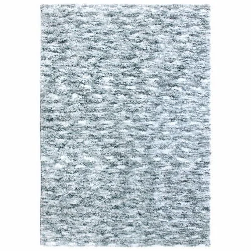 Meteor Collection Microfiber Decorative Accent Rug - Grey - 30in X 45in