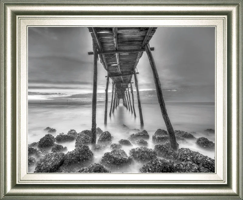 Beneath The Bamboo By Nhiem Hoang The - Framed Print Wall Art - Dark Gray