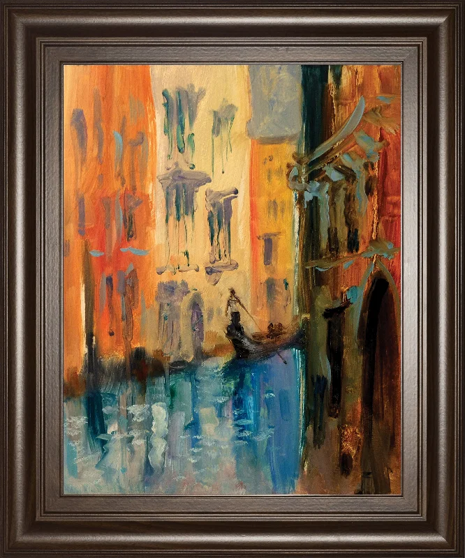 Venice I By Anne Farrall Doyle - Framed Print Wall Art - Light Brown