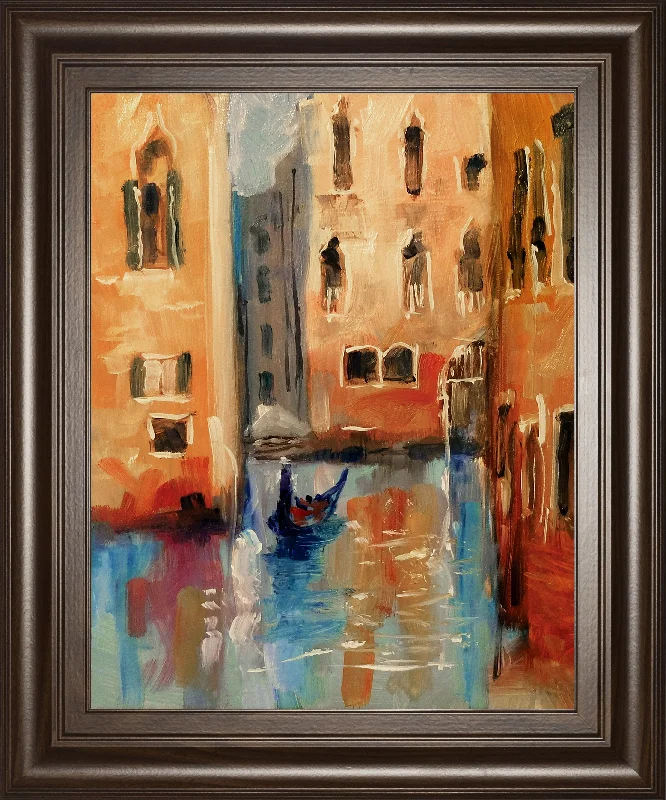 Venice II By Anne Farrall Doyle - Framed Print Wall Art - Light Brown